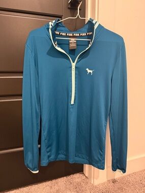 Victorias Secret PINK Ultimate Half-Zip Active Hoodie